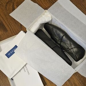 M.Gemi Black Una Ballet Flats in Size 36.5
